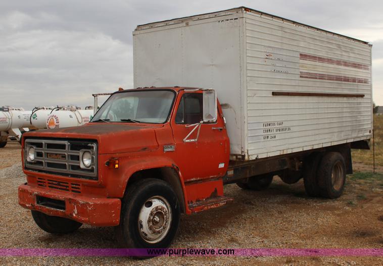image for item BC9169 1974 GMC 6500 dust collector truck