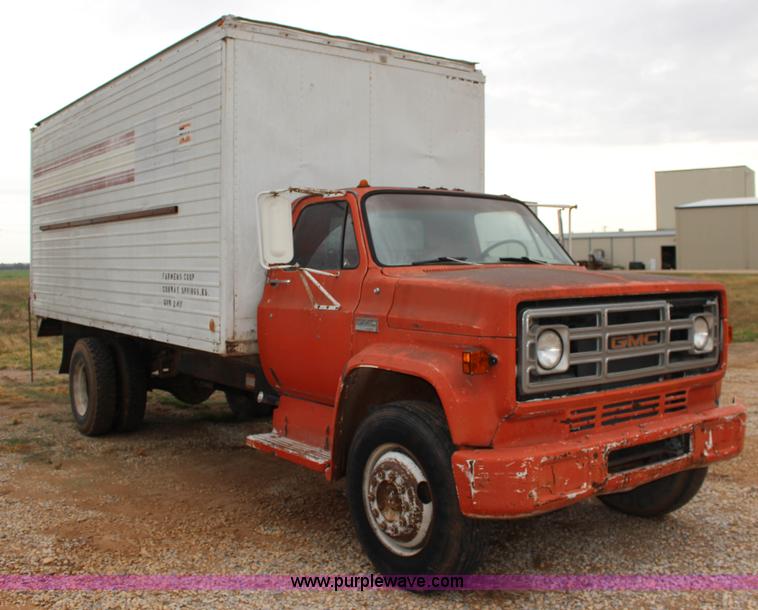 image for item BC9169 1974 GMC 6500 dust collector truck