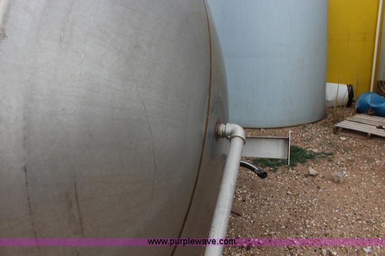 image for item BC9170 1,200 gallon stainless steel tank