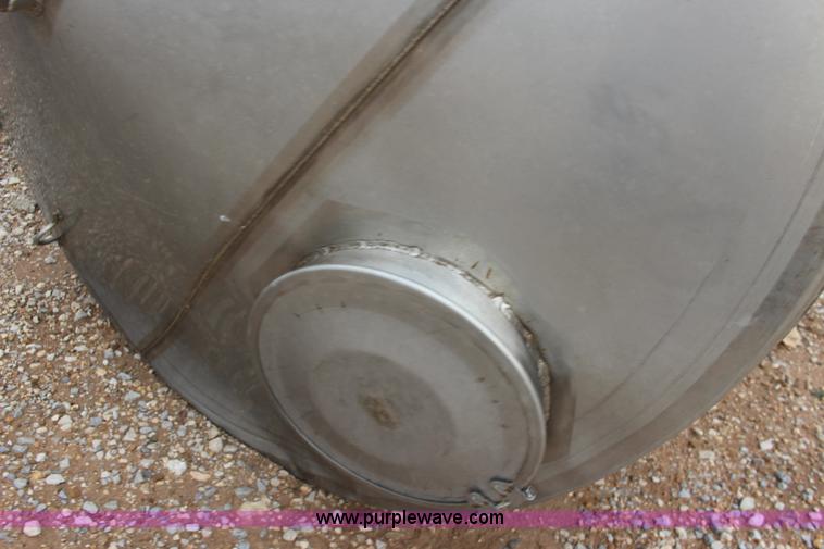 image for item BC9170 1,200 gallon stainless steel tank