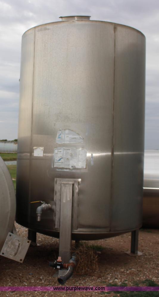 image for item BC9171 1,200 gallon stainless steel tank