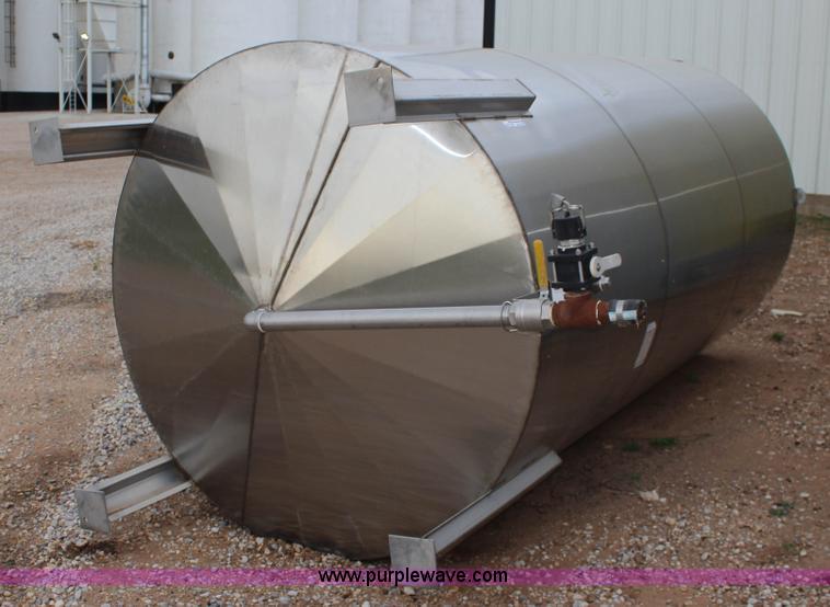 image for item BC9172 1,200 gallon stainless steel tank
