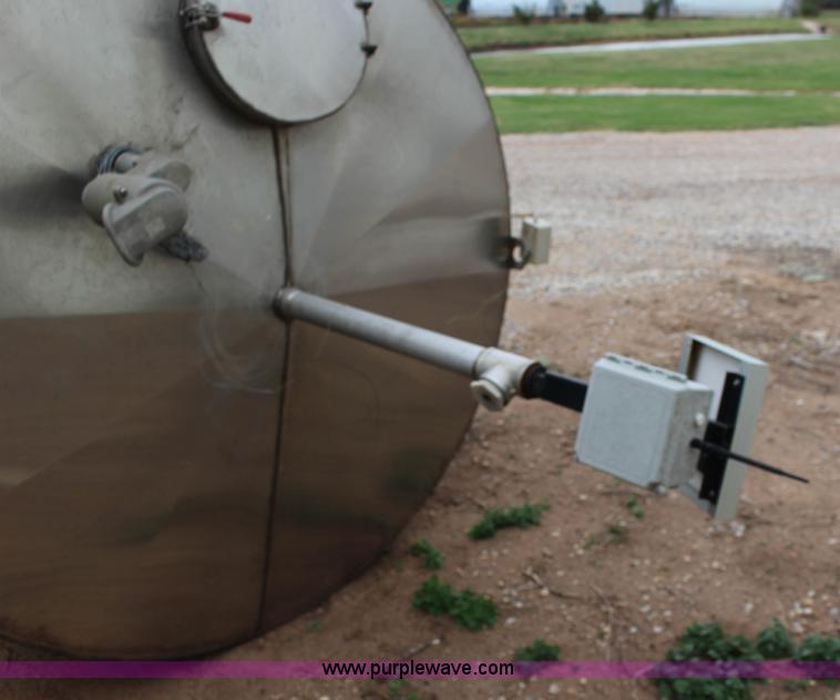 image for item BC9172 1,200 gallon stainless steel tank