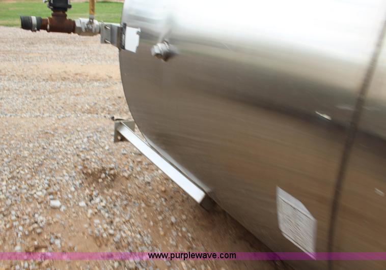 image for item BC9172 1,200 gallon stainless steel tank