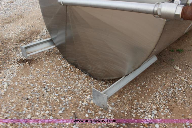 image for item BC9172 1,200 gallon stainless steel tank