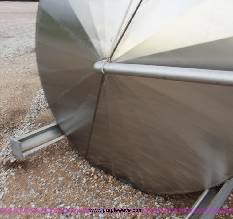 image for item BC9172 1,200 gallon stainless steel tank