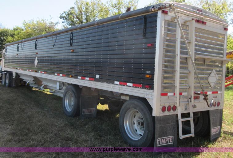 image for item I1905 2005 Timpte Super Hopper 55H double hopper grain trailer