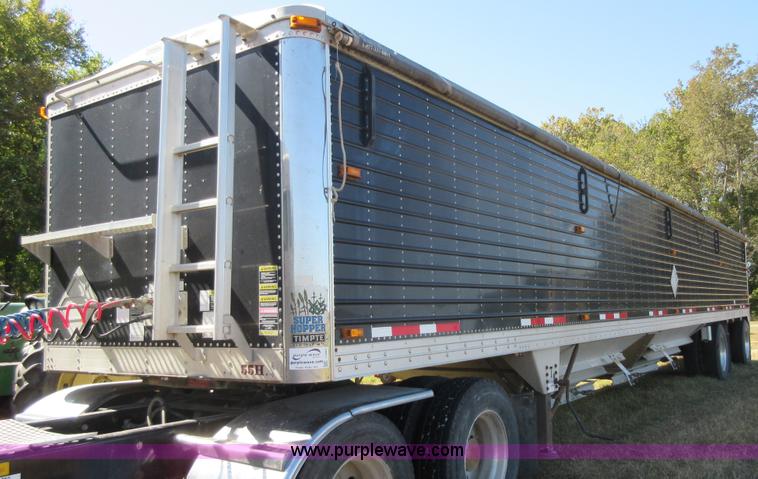 image for item I1905 2005 Timpte Super Hopper 55H double hopper grain trailer