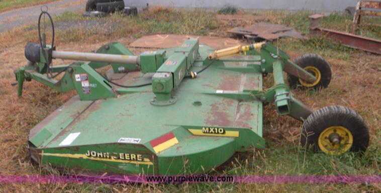 image for item I6360 John Deere MX10 rotary mower
