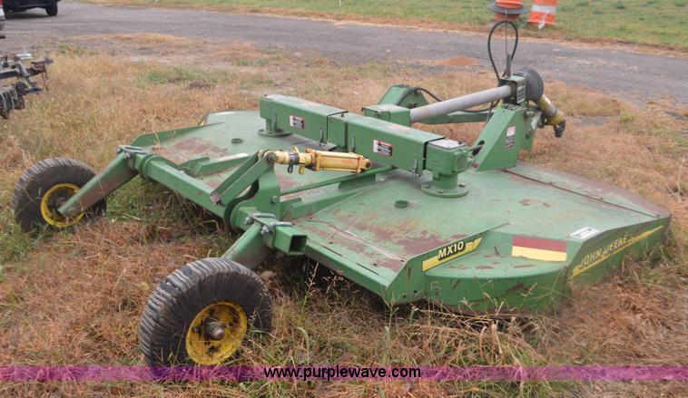image for item I6360 John Deere MX10 rotary mower