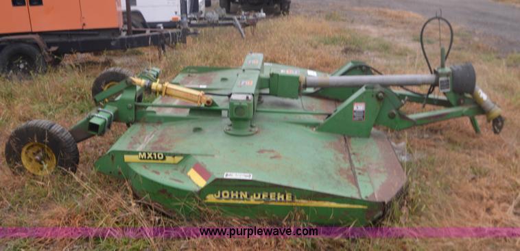 image for item I6360 John Deere MX10 rotary mower
