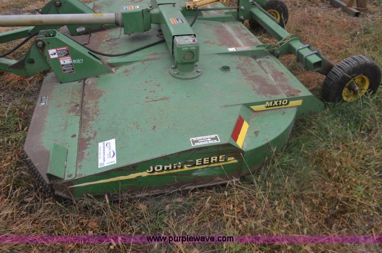 image for item I6360 John Deere MX10 rotary mower