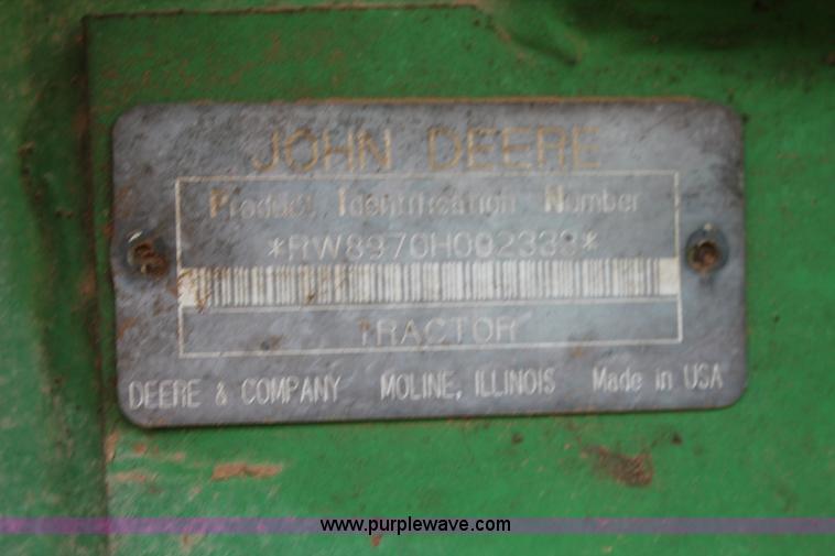 image for item J1403 1994 John Deere 8970 4WD tractor
