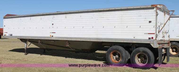 image for item J1412 1973 Timpte double hopper bottom grain trailer