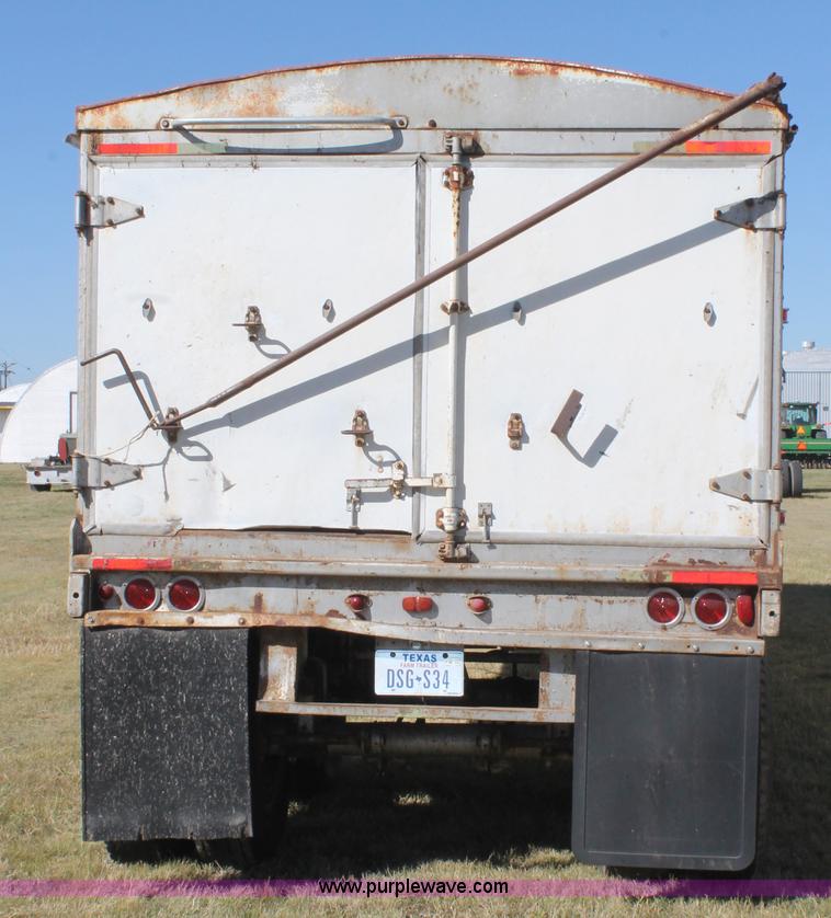image for item J1412 1973 Timpte double hopper bottom grain trailer