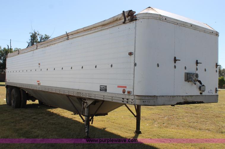 image for item J1412 1973 Timpte double hopper bottom grain trailer