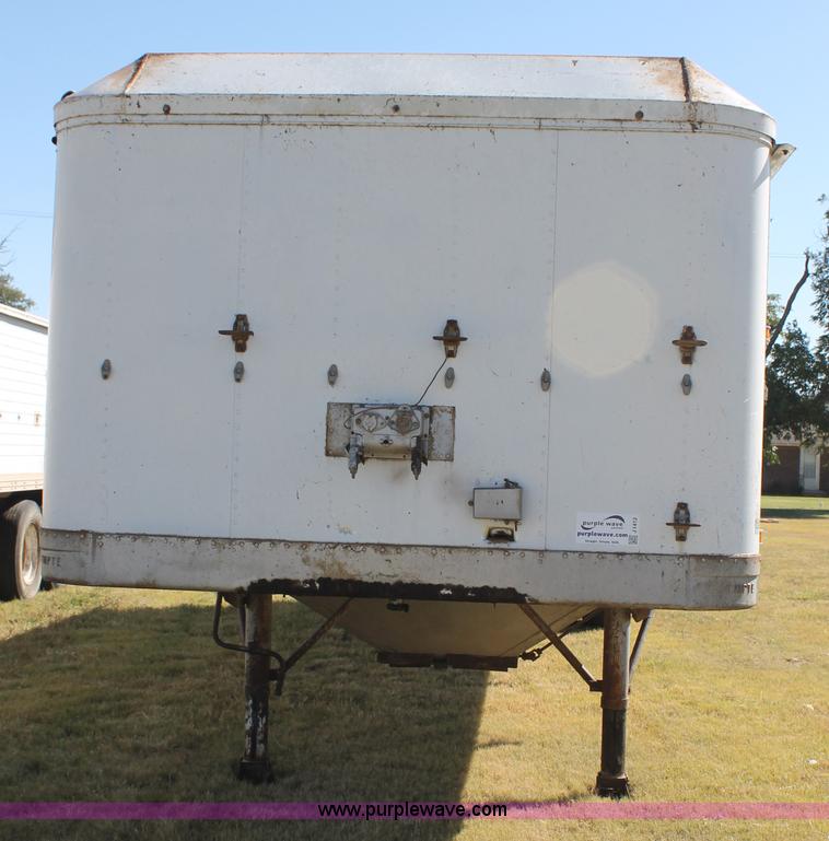 image for item J1412 1973 Timpte double hopper bottom grain trailer