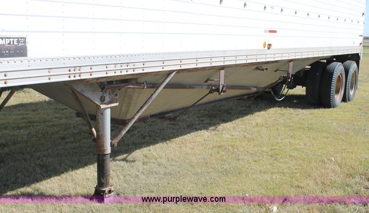 image for item J1412 1973 Timpte double hopper bottom grain trailer
