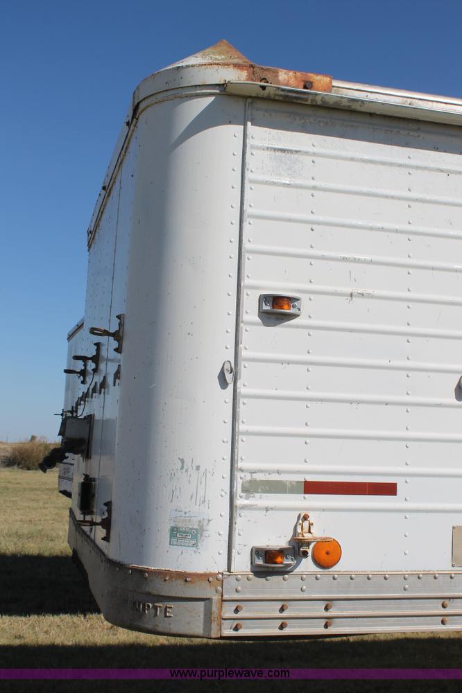 image for item J1412 1973 Timpte double hopper bottom grain trailer