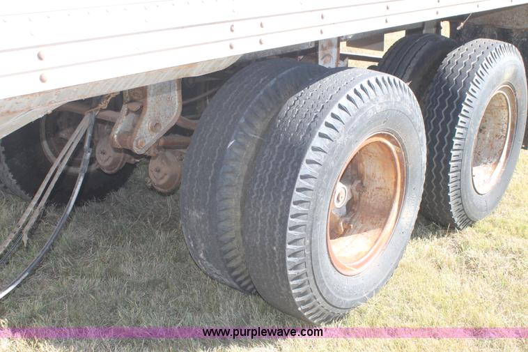 image for item J1412 1973 Timpte double hopper bottom grain trailer