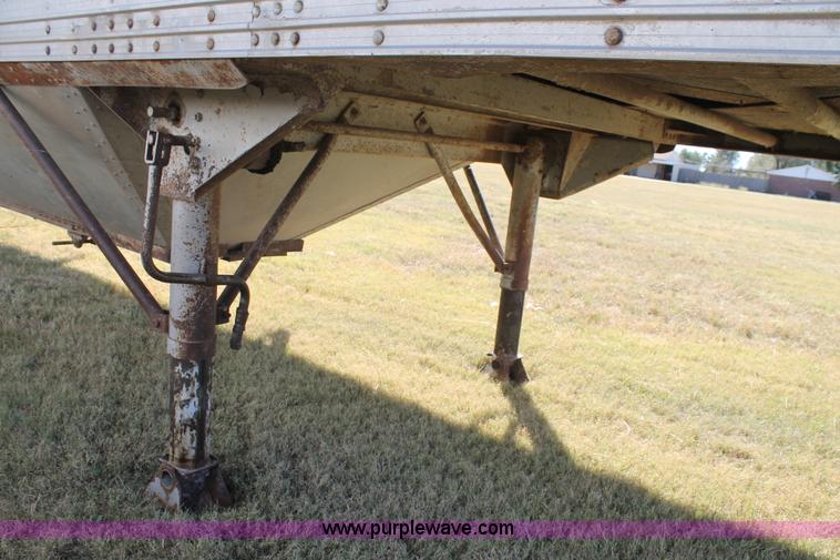 image for item J1412 1973 Timpte double hopper bottom grain trailer