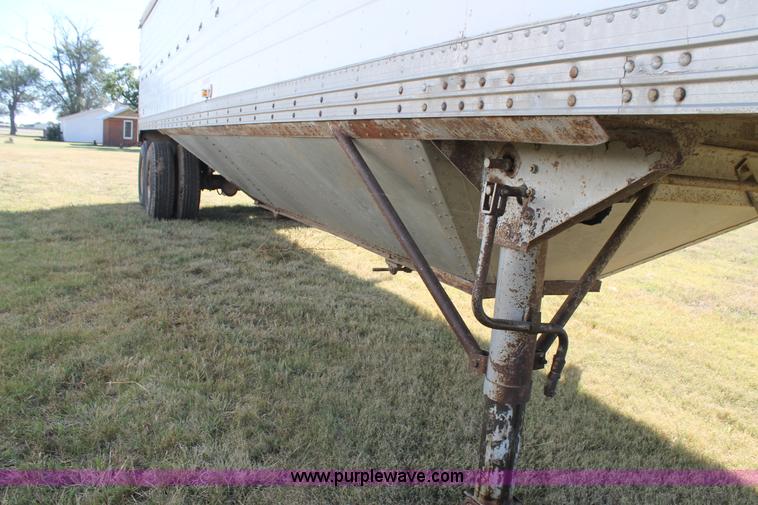 image for item J1412 1973 Timpte double hopper bottom grain trailer