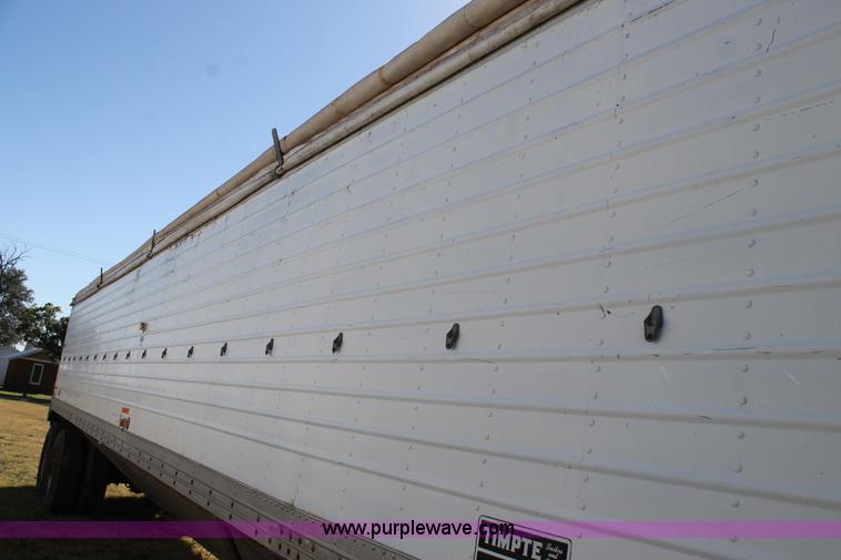 image for item J1412 1973 Timpte double hopper bottom grain trailer