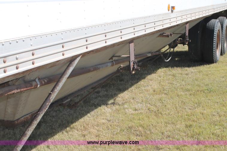image for item J1412 1973 Timpte double hopper bottom grain trailer
