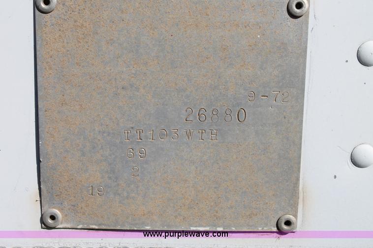 image for item J1412 1973 Timpte double hopper bottom grain trailer