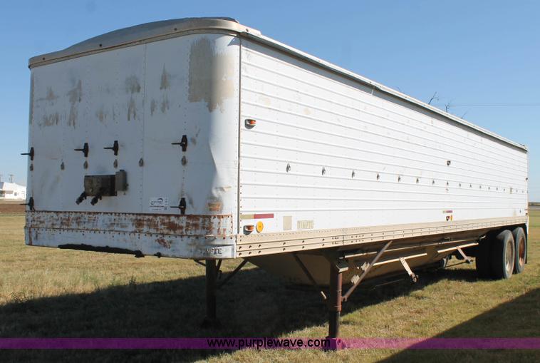 image for item J1413 1973 Timpte double hopper grain trailer
