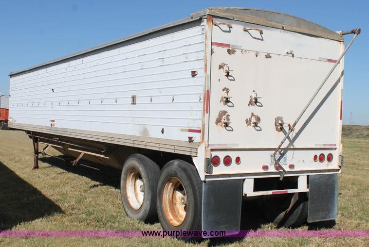 image for item J1413 1973 Timpte double hopper grain trailer