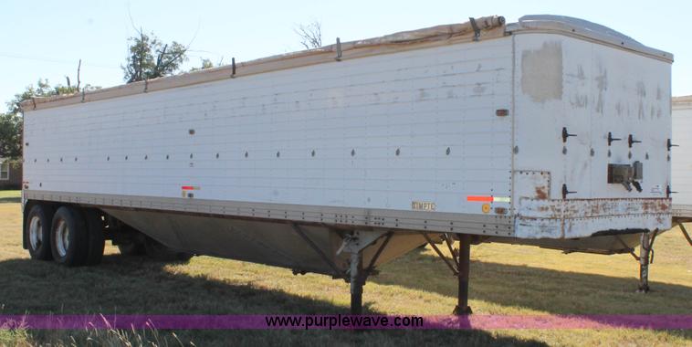 image for item J1413 1973 Timpte double hopper grain trailer