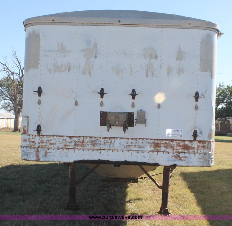 image for item J1413 1973 Timpte double hopper grain trailer