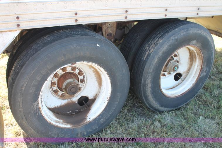 image for item J1413 1973 Timpte double hopper grain trailer