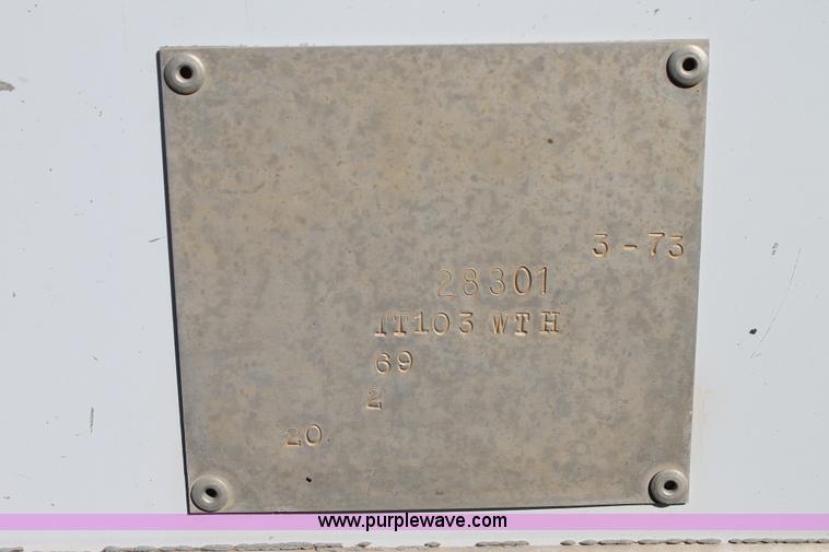 image for item J1413 1973 Timpte double hopper grain trailer