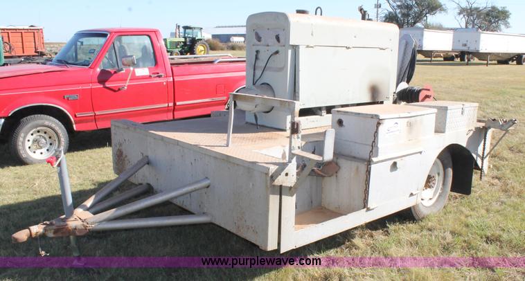 image for item J1423 Shop built welding trailer