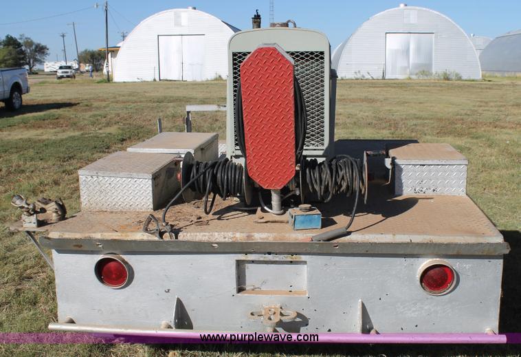 image for item J1423 Shop built welding trailer
