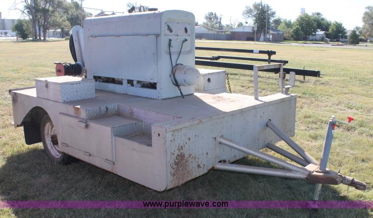 image for item J1423 Shop built welding trailer
