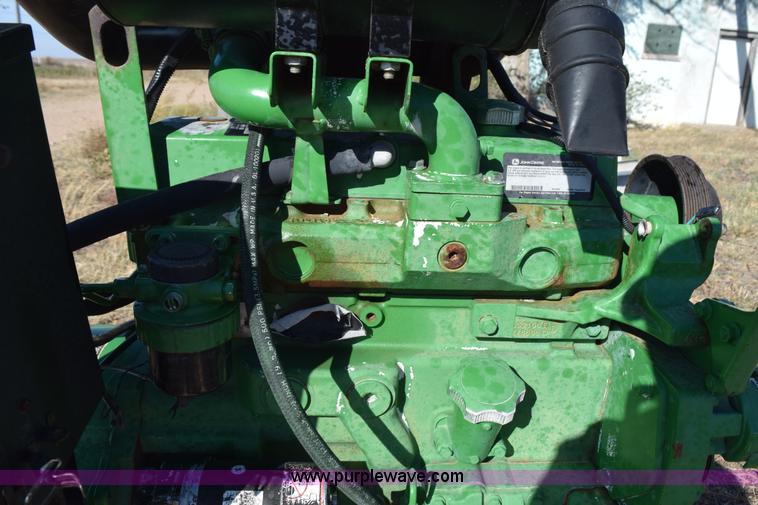 image for item J8496 John Deere four cylinder diesel irrigation engine