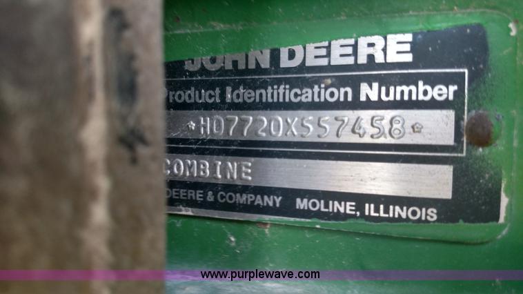 image for item K1230 1983 John Deere 7720 Turbo RWA combine