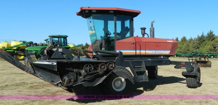 image for item K8208 1997 MacDon 9300 self-propelled windrower