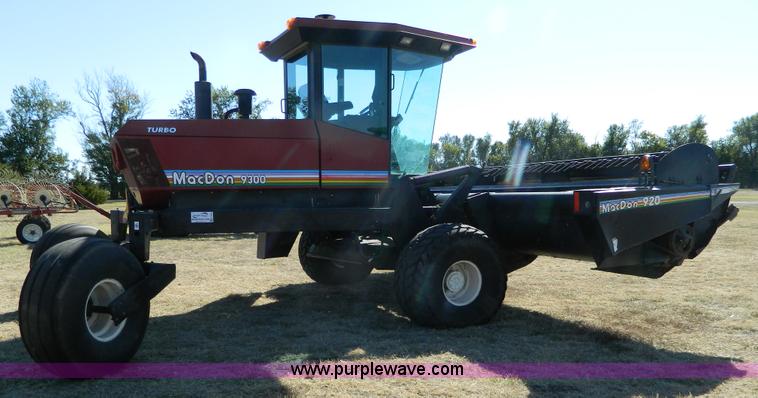 image for item K8208 1997 MacDon 9300 self-propelled windrower