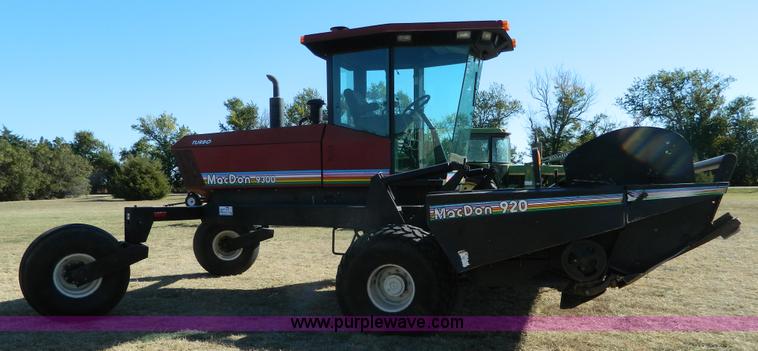 image for item K8208 1997 MacDon 9300 self-propelled windrower