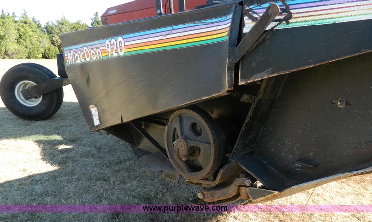 image for item K8208 1997 MacDon 9300 self-propelled windrower