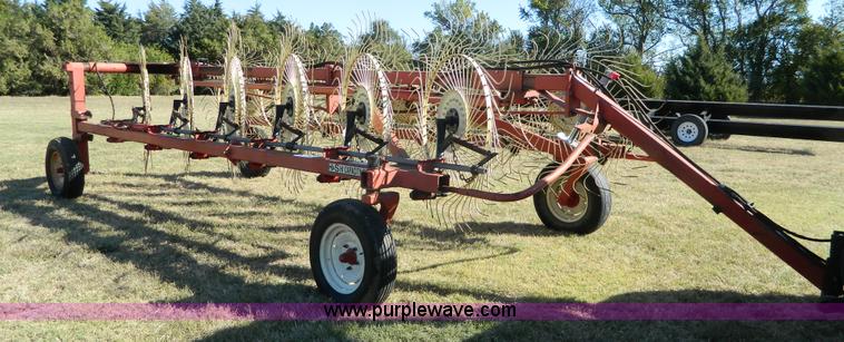 image for item K8211 H&S BF124C hi-capacity hay rake