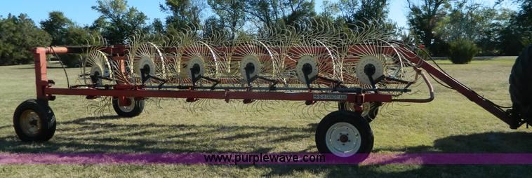 image for item K8211 H&S BF124C hi-capacity hay rake