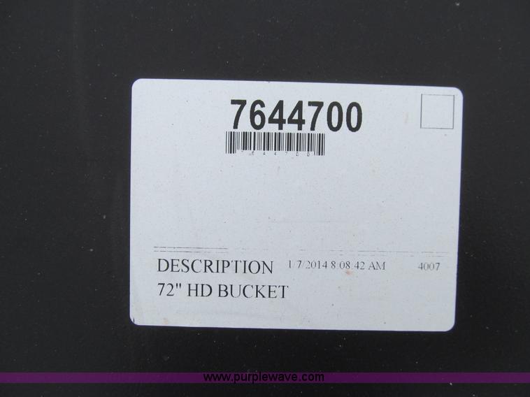 image for item L1764 72" loader bucket