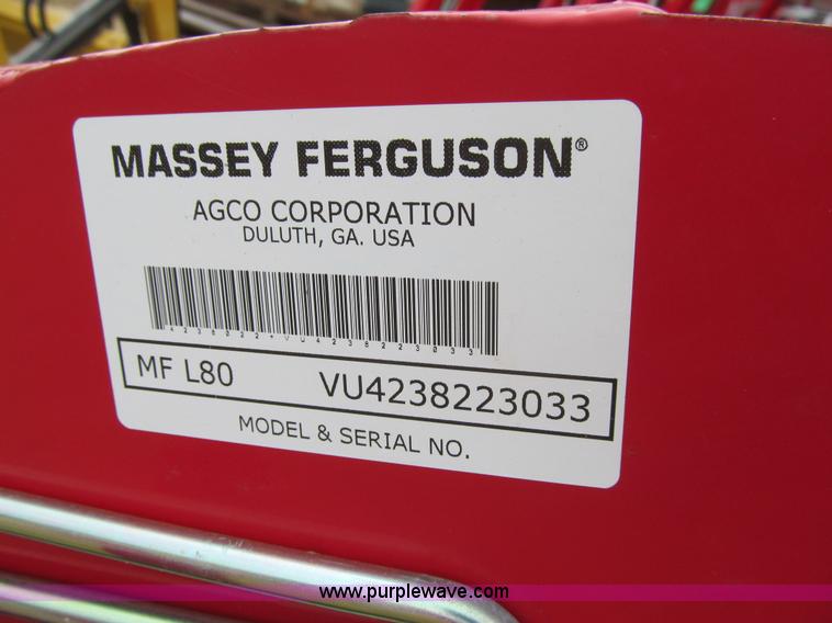 image for item L1785 Massey-Ferguson L80 loader