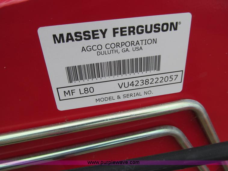 image for item L1786 Massey-Ferguson L80 loader