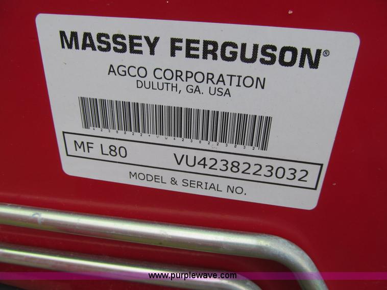image for item L1787 Massey-Ferguson L80 loader